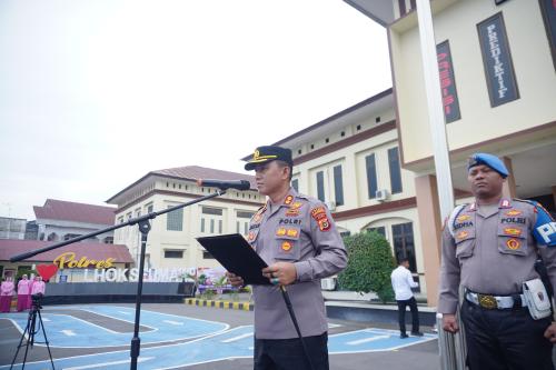 Kapolres Lhokseumawe Pimpin Sertijab Kabag Ops, Kasat Lantas dan Kasat Binmas