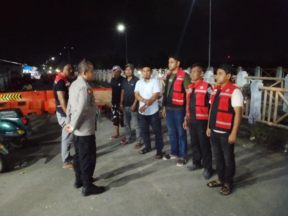 Polsek Muara Satu Tingkatkan Keamanan Wilayah Melalui Patroli Malam Hari