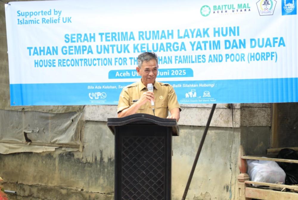 Dari Gubuk Reyot ke Rumah Tahan Gempa: 33 Keluarga di Aceh Utara Tak Lagi Was-was