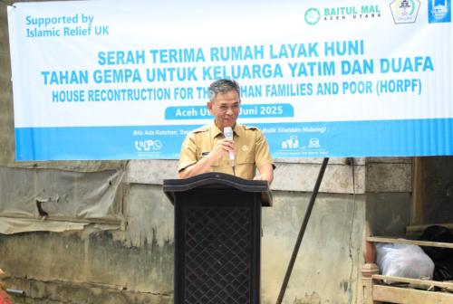 Dari Gubuk Reyot ke Rumah Tahan Gempa: 33 Keluarga di Aceh Utara Tak Lagi Was-was