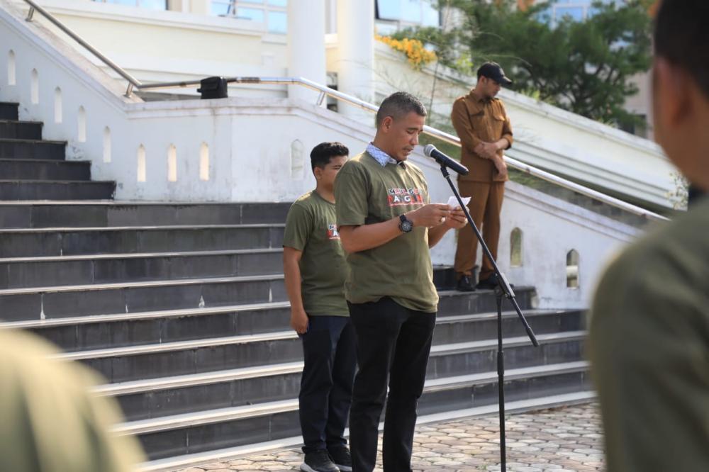 Liga Pamong Aceh 2025: Wabup Tarmizi Lepas Kontingen dengan Misi Ganda