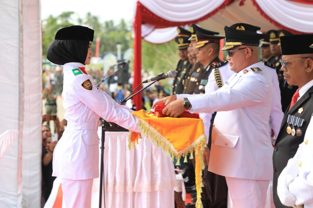 Khidmat di Bumi Malikussaleh, HUT ke-80 RI Dipimpin Bupati Ayahwa