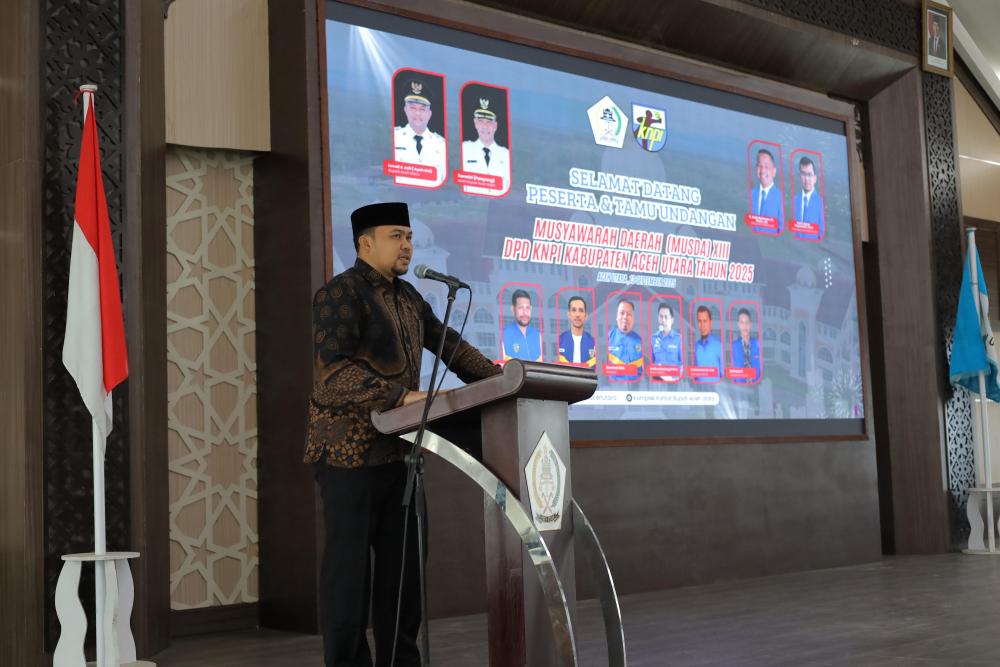 Dr. Fauzan Tekankan Peran Strategis Pemuda saat Membuka MUSDA XIII KNPI Aceh Utara